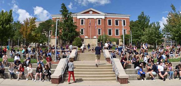 Buchtel Hall is home of the Office of Academic Affairs